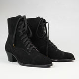 Paris Boots (Black Suede)
