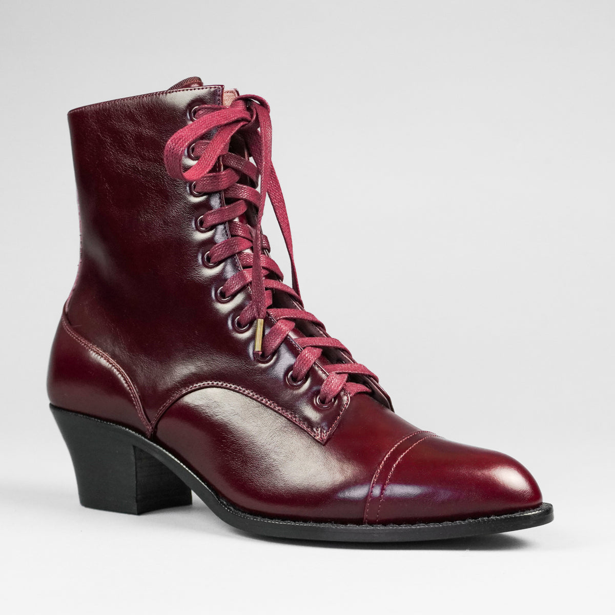 Paris Boots (Burgundy) – American Duchess