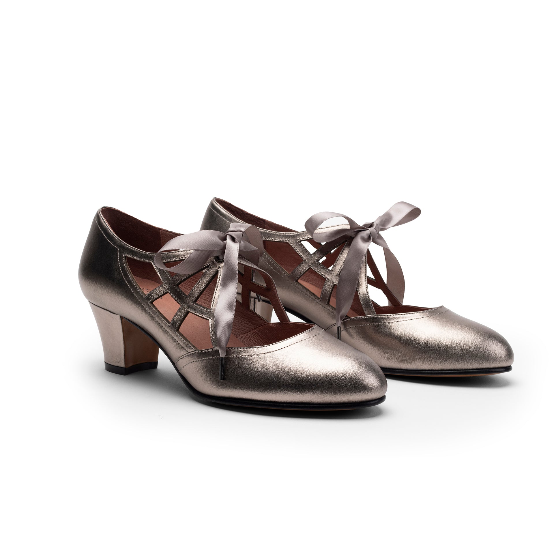 womens pewter pumps
