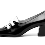 Pattie 1960s Shoes Wide (Black/White)