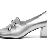 Pattie 1960s Shoes Wide (Gold/Silver)