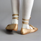 Penelope Regency Slippers (Gold)