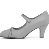 Vera 1920s Bar Shoes Wide (Almond)