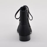 Watson Edwardian Lace-Up Boots (Black)