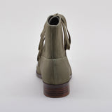 Watson Edwardian Lace-Up Boots (Moss Green)
