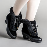 Alpen Retro Winter Booties (Black)
