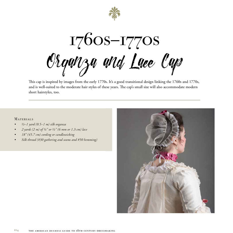 The American Duchess Guide to 18th Century Dressmaking