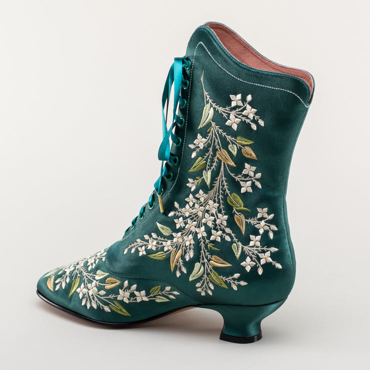Flower Embroidered Boots main image 1