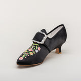 Primrose 18th Century Shoes (Black)