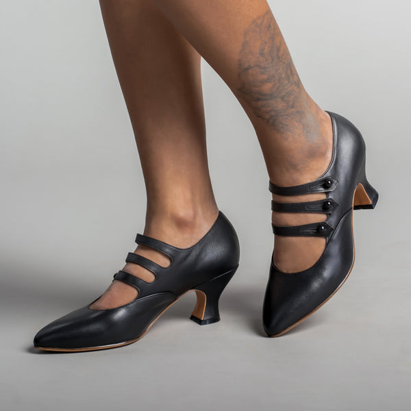Bellatrix Women s Edwardian Shoes Black American Duchess
