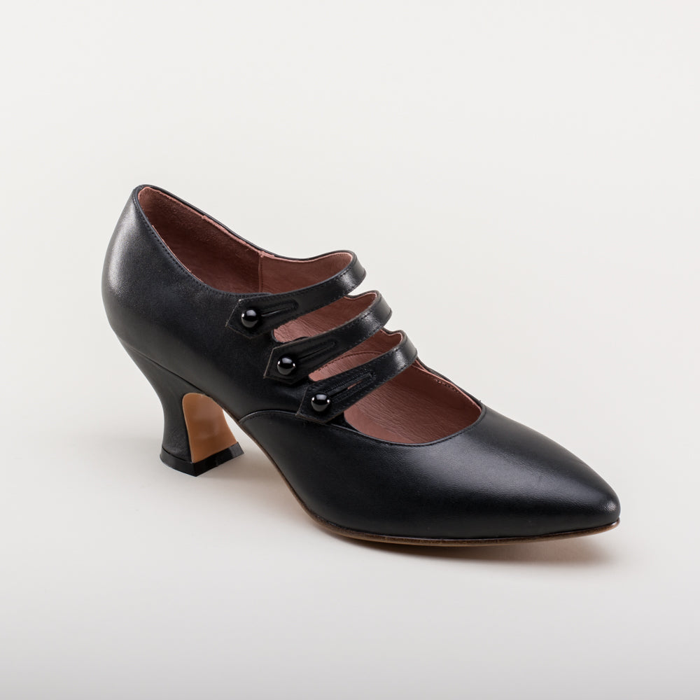 Bellatrix Women's Edwardian Shoes (Black) – American Duchess