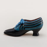 Bernadette Women's Edwardian Oxfords (Blue/Black)
