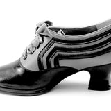 Bernadette Women's Edwardian Oxfords (Blue/Black)