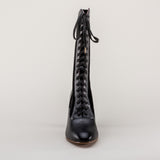 Camille Edwardian Boots (Black/Black)
