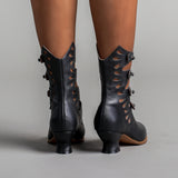Colette Edwardian Button Boots (Black)