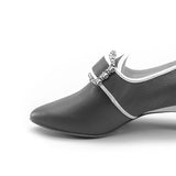Dunmore 18th Century Shoes (Lavender/White)