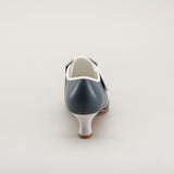 Dunmore 18th Century Shoes (Blue/White)