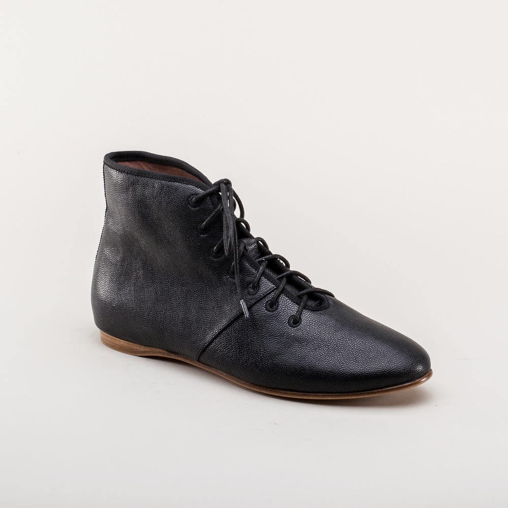 Emma Leather Regency – American Duchess Boots (Black) Women\'s