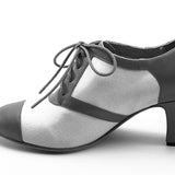 Evelyn Retro Oxfords (Tan/Black)