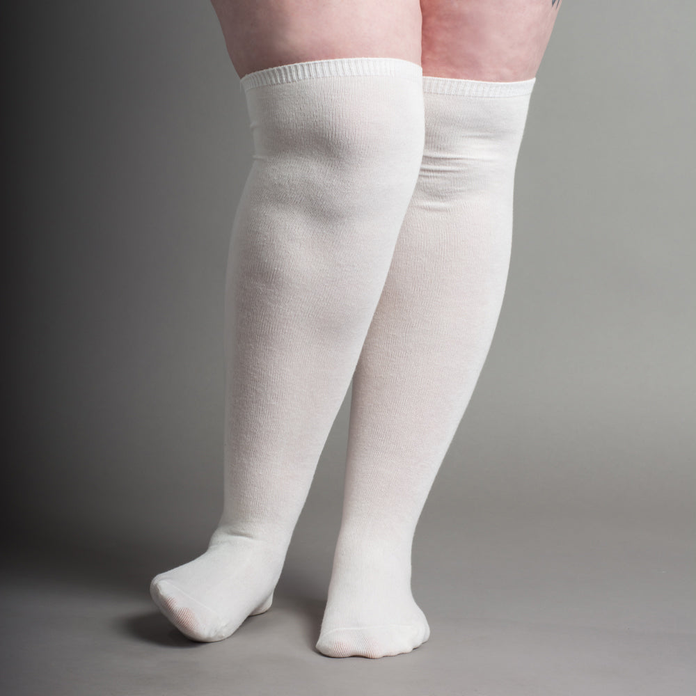 Clocked Silk Stockings (Pink)