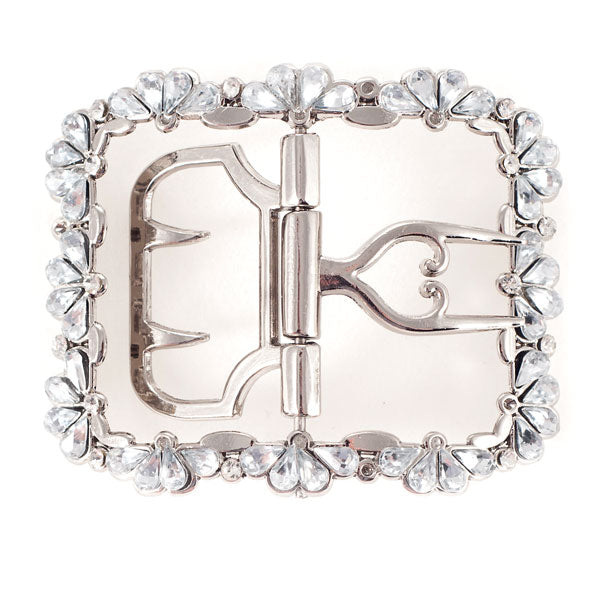 Fleur 18th Century Shoe Buckles (Silver)