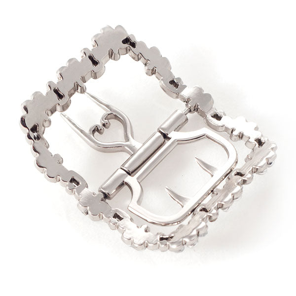 Fleur 18th Century Shoe Buckles (Silver)