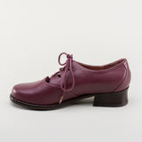 Ghillie Vintage Lace-Up Shoes (Merlot)