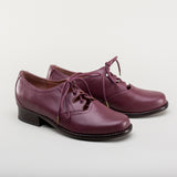 Ghillie Vintage Lace-Up Shoes (Merlot)