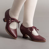 Gibson Edwardian Leather Shoes (Merlot)