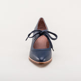 Gibson Edwardian Leather Shoes (Navy)