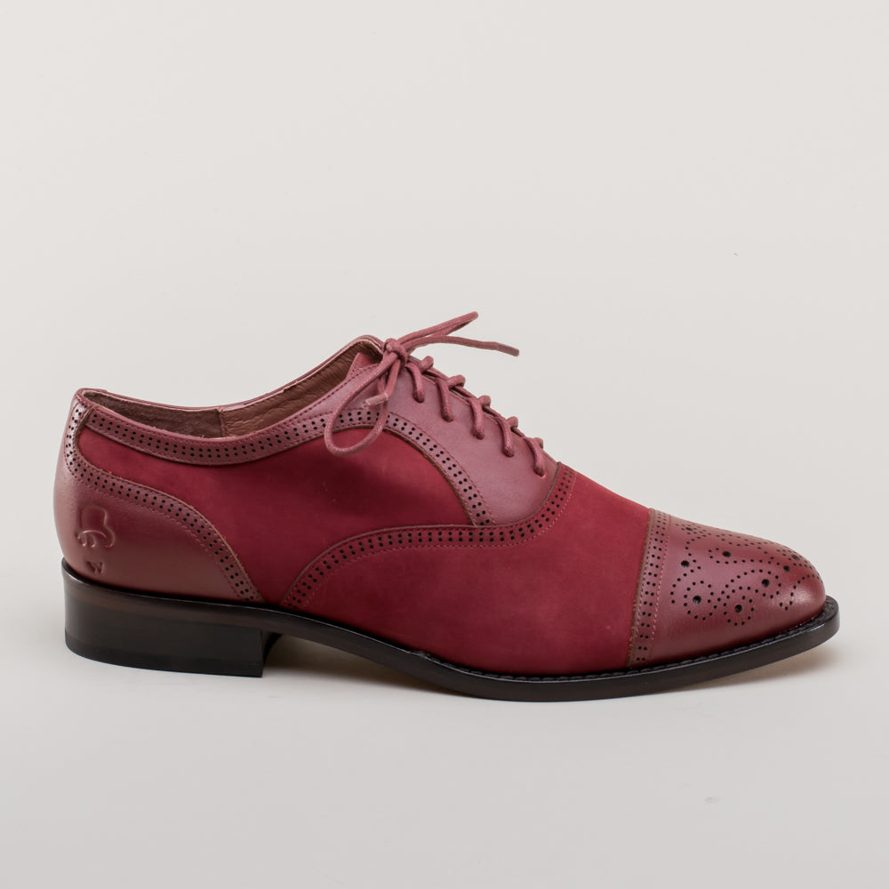 Women's cap toe oxford shoes hot sale