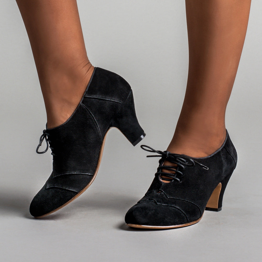Women's suede lace up oxfords on sale