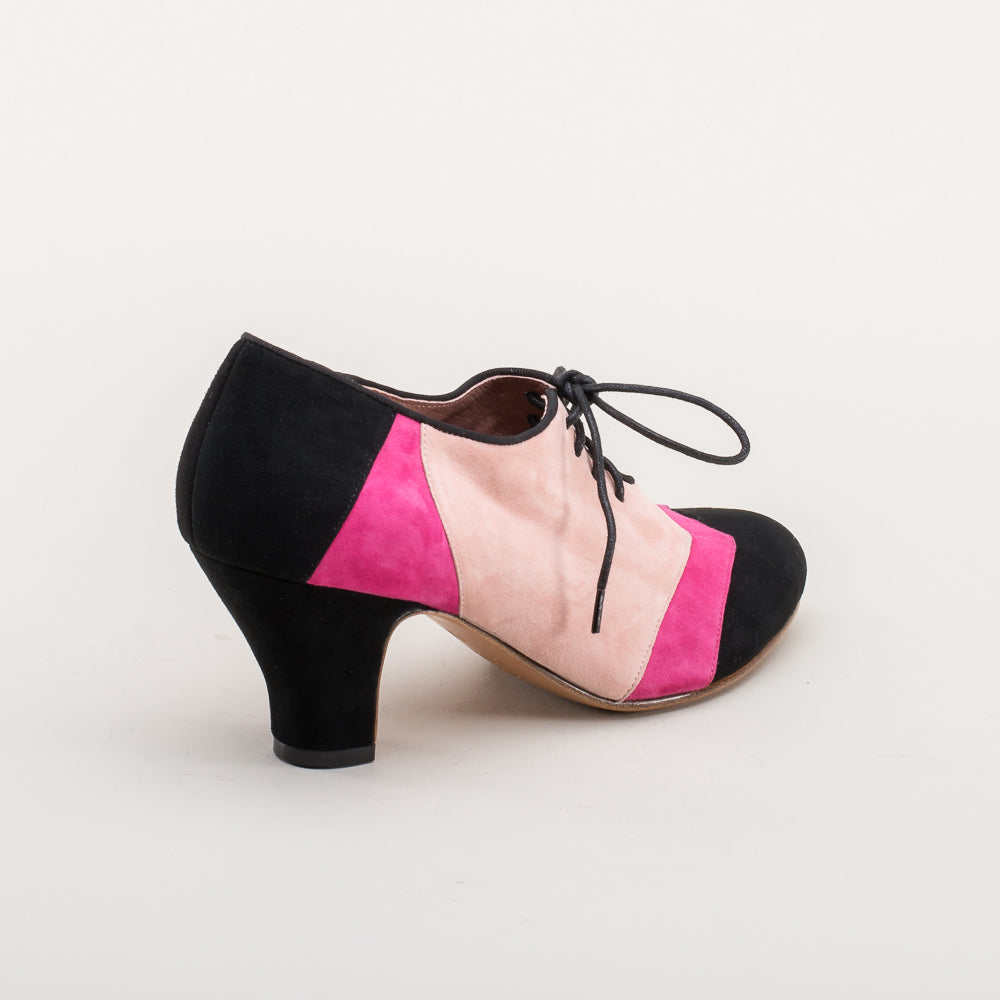 Karolina Retro Oxfords (Pink/Black) 5