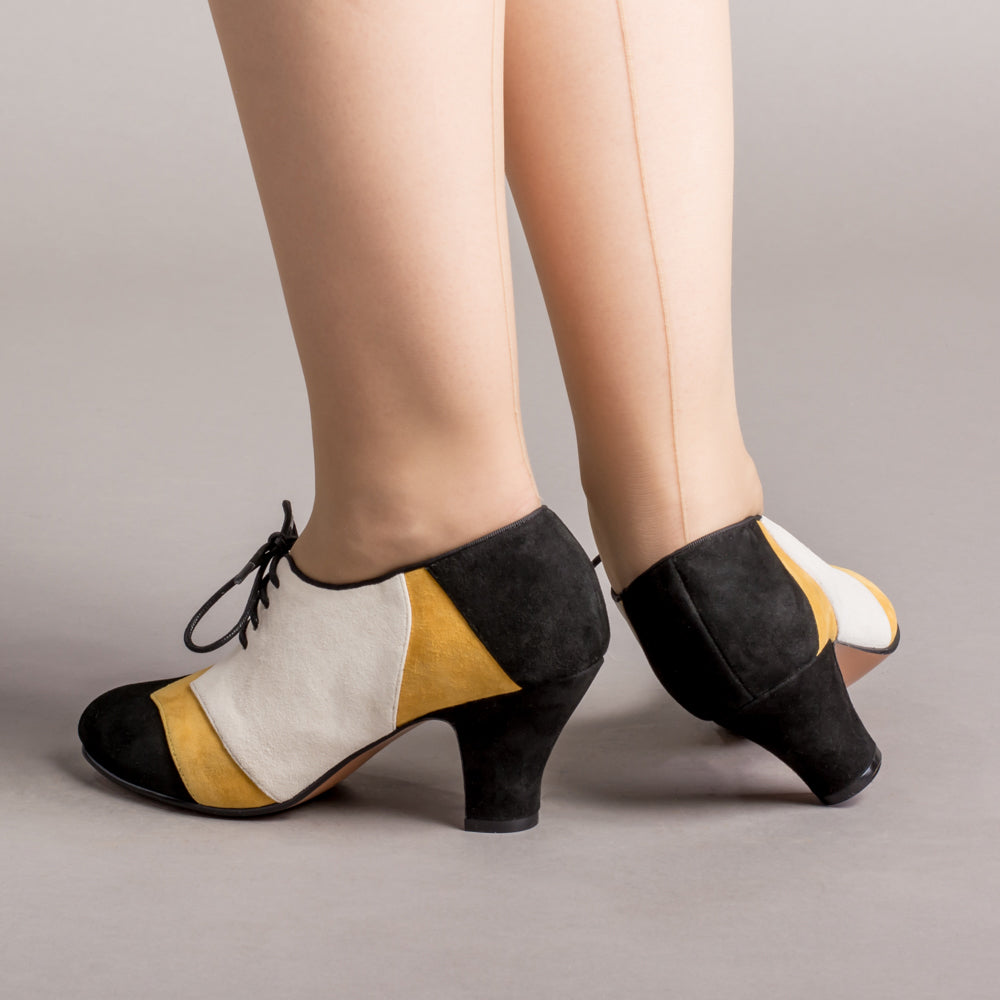 Womens yellow oxford shoes discount