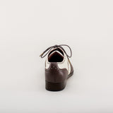 Lawrence Men's Vintage Spectator Shoes (Brown/Ivory)