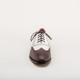 Lawrence Men's Vintage Spectator Shoes (Brown/Ivory)