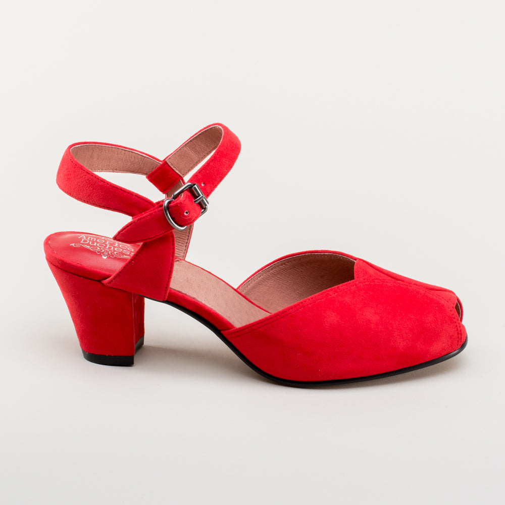 Lido Women s Vintage Sandals Red American Duchess