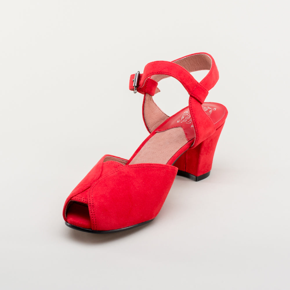 Free people red sandals discount