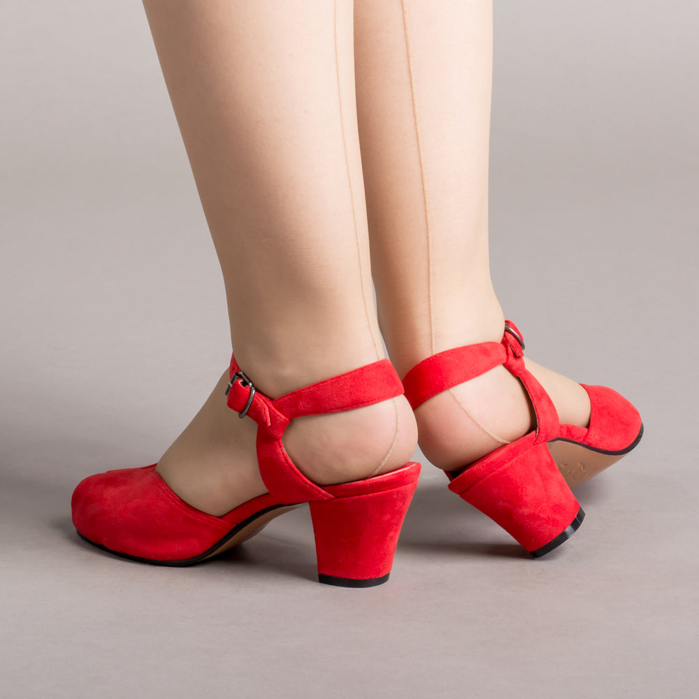 Lido Women s Vintage Sandals Red American Duchess
