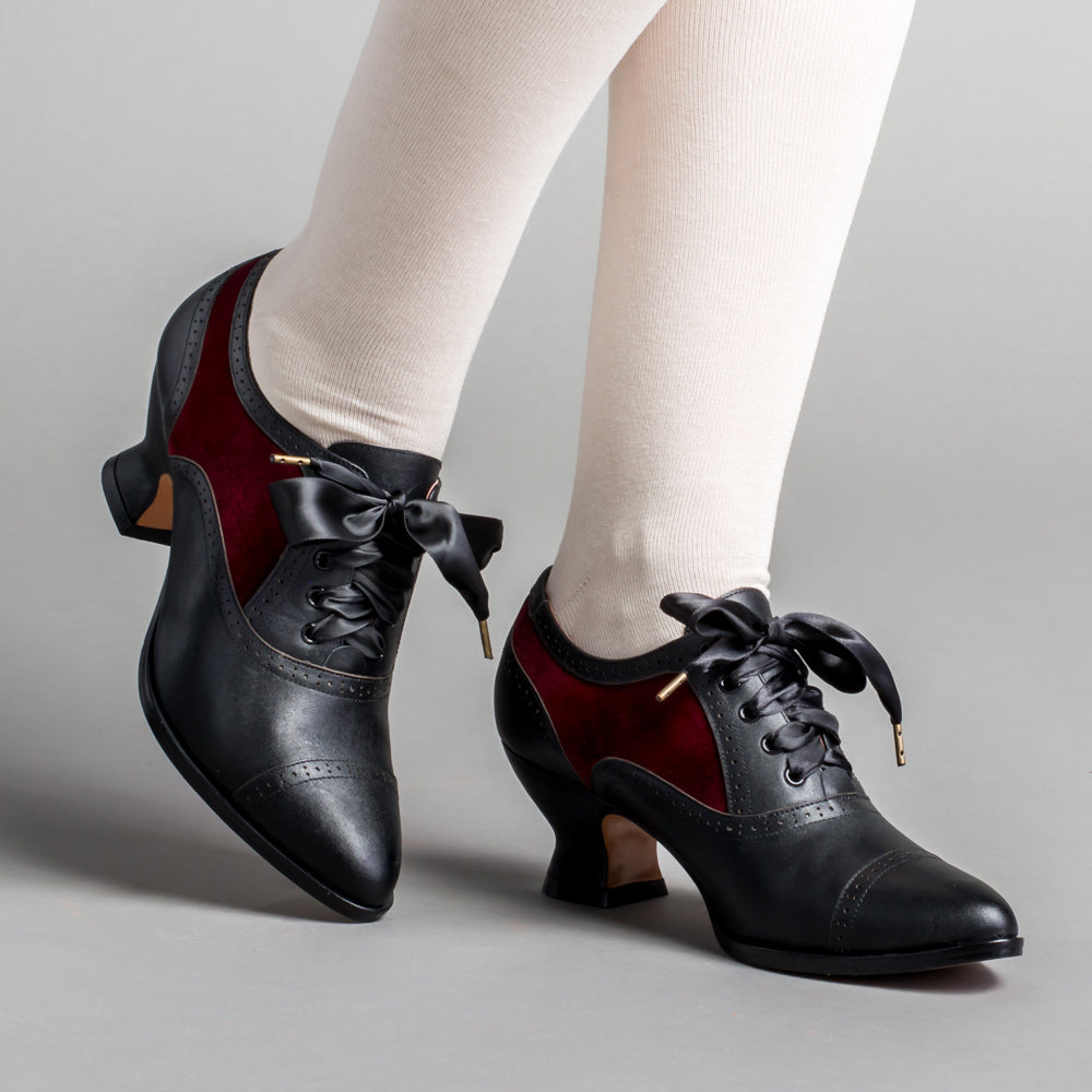 Burgundy oxford shoes womens clearance