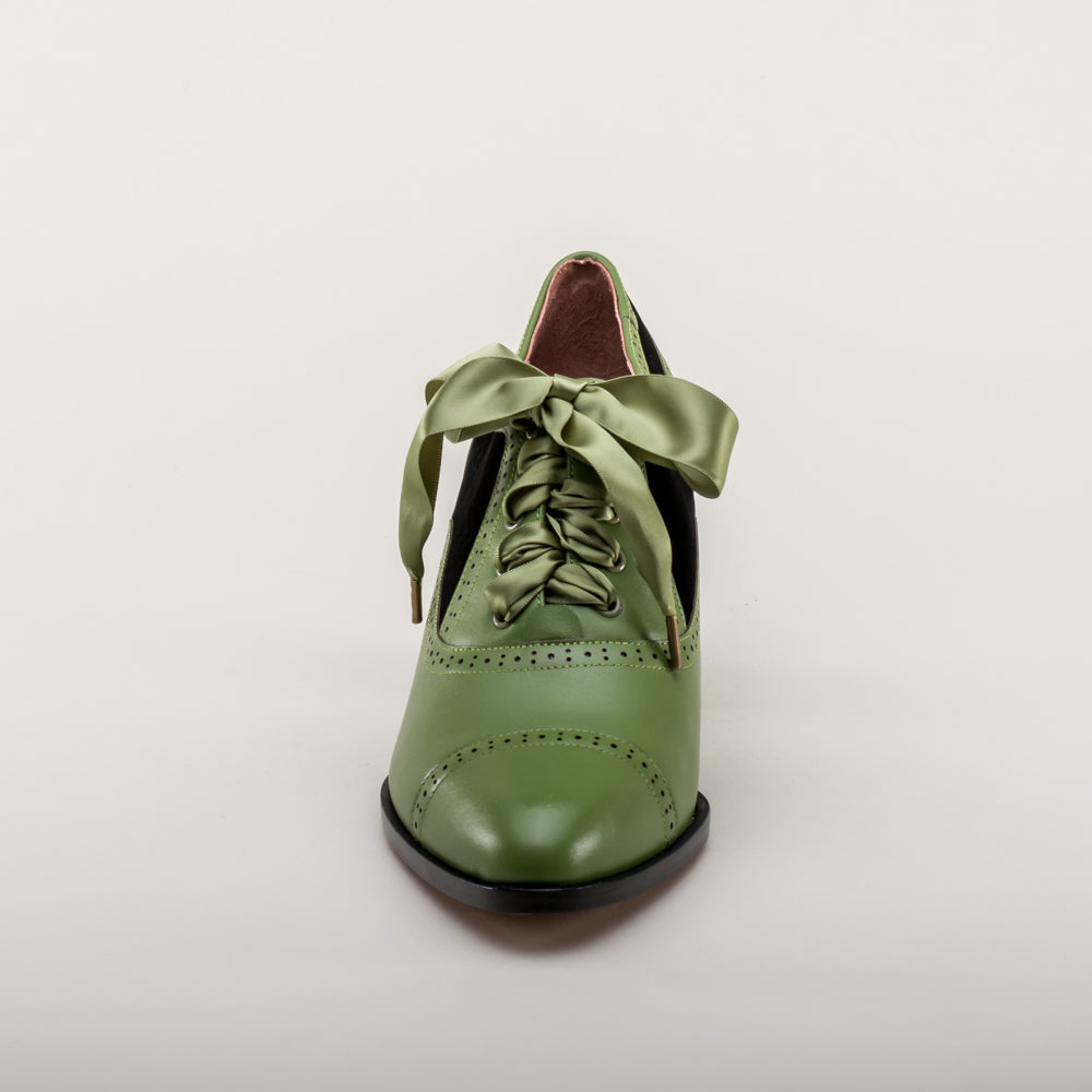 Green oxford heels sale
