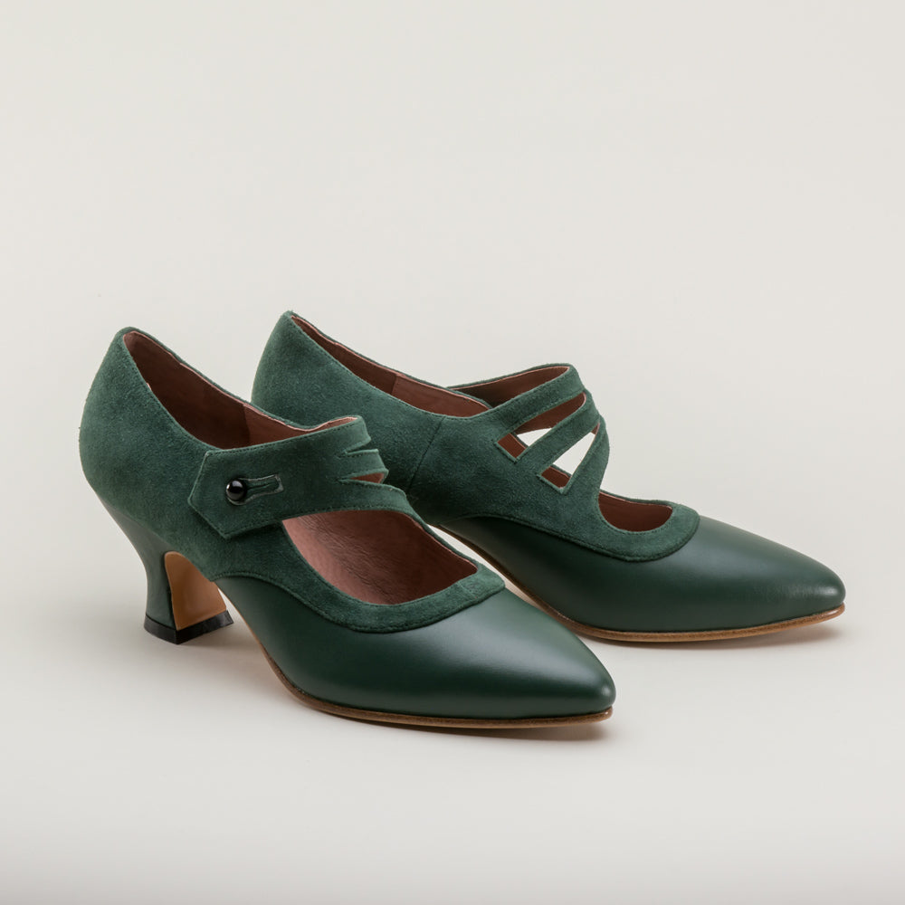 Mae Edwardian Shoes (Green) 11
