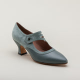Mae Edwardian Shoes (French Blue)
