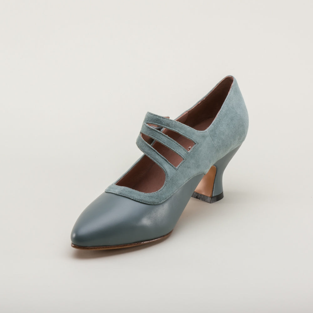 Mae Edwardian Shoes (French Blue) 5