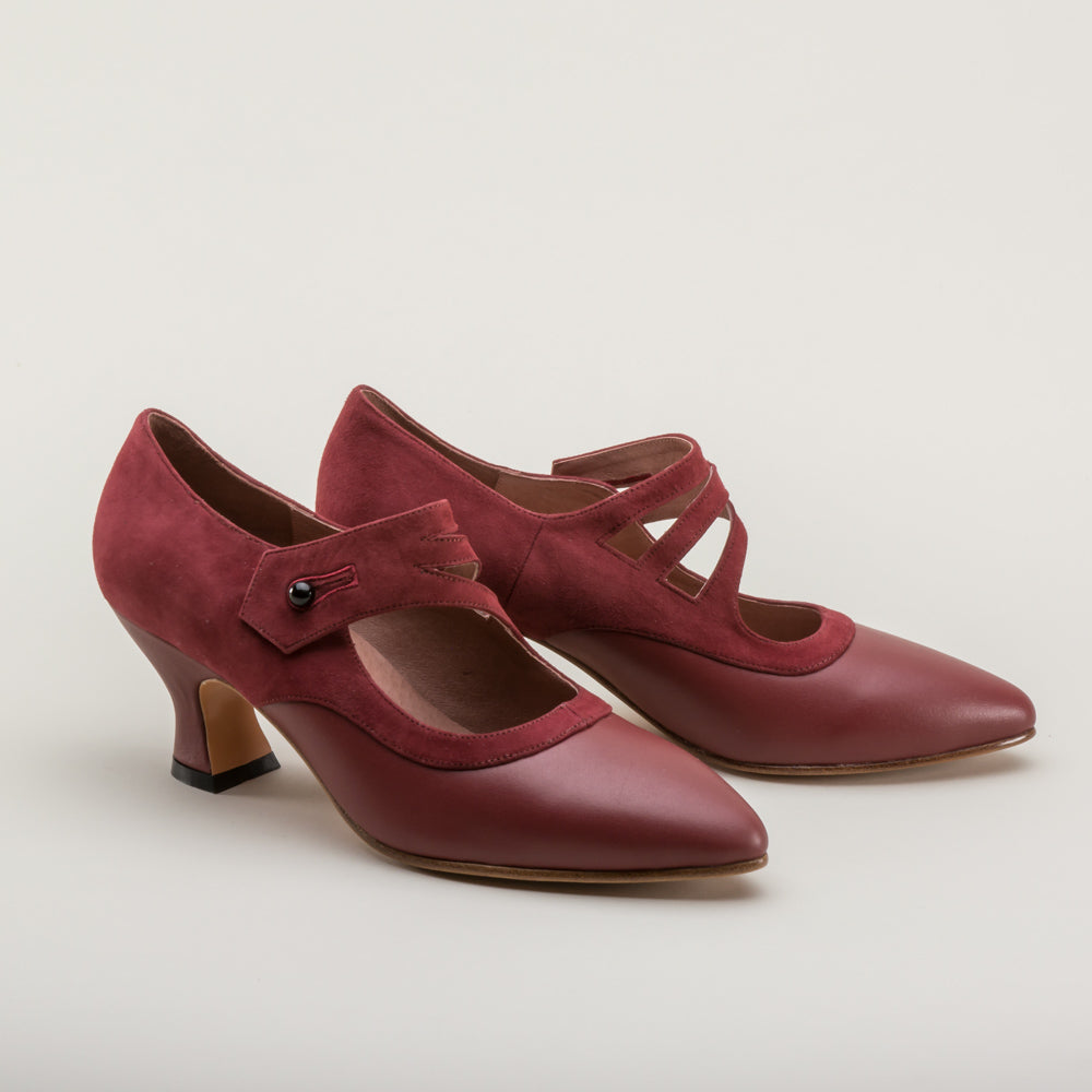 Mae Edwardian Shoes (Red) 5