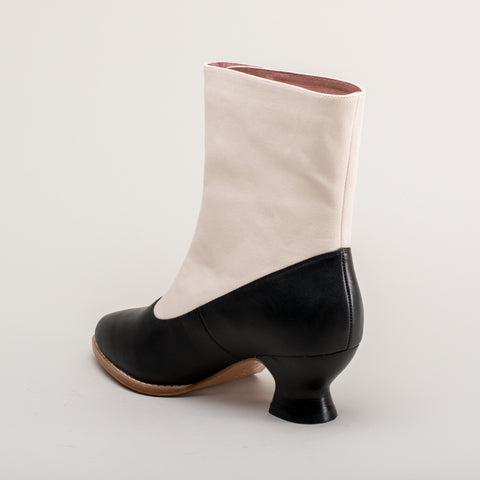 Victorian Button Short Boots - Ivory[2026年4月上旬-4月下旬発送予定]