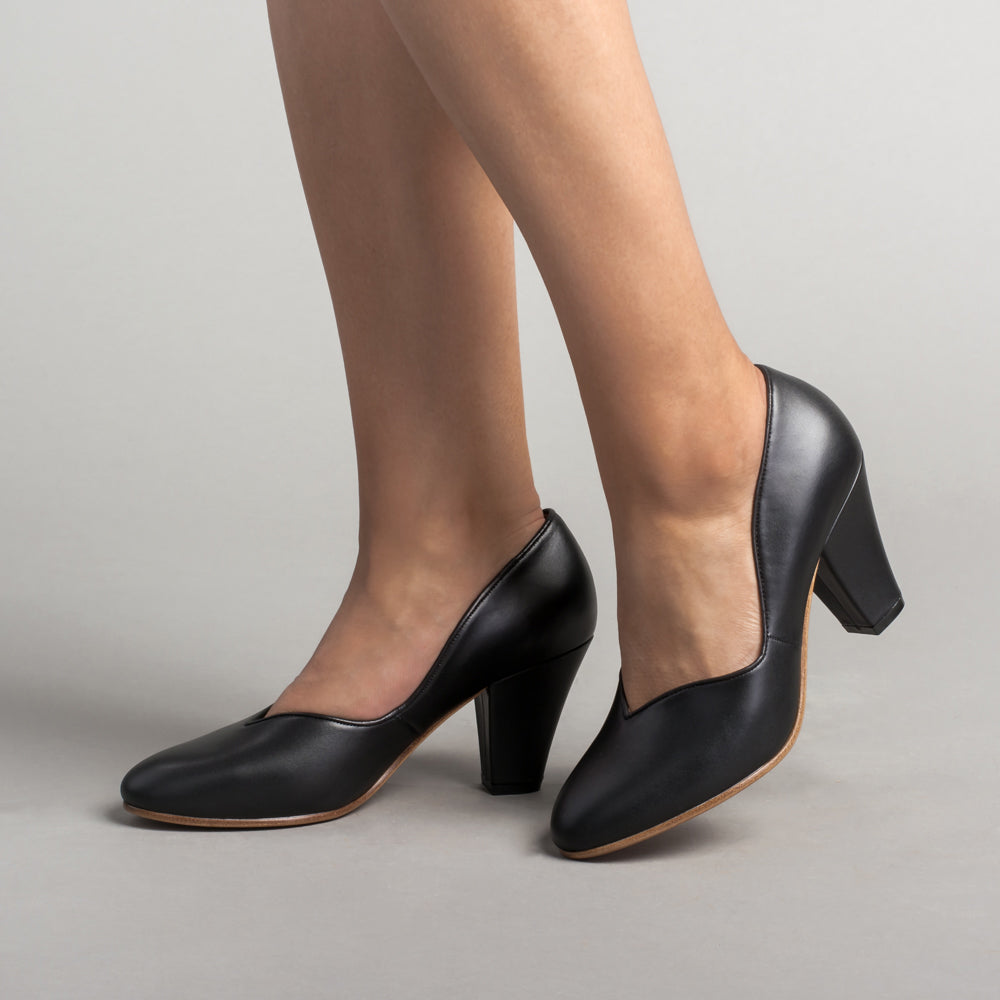 Buy Black Heeled Shoes for Women by Marks & Spencer Online | Ajio.com