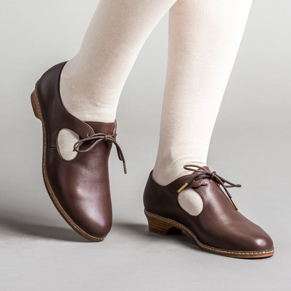 Mary Renaissance Shoes (Brown), 5 | Historically Accurate Footwear by American Duchess Mary Renaissance Shoes (Brown), 5 | Historically Accurate Footwear by American Duchess