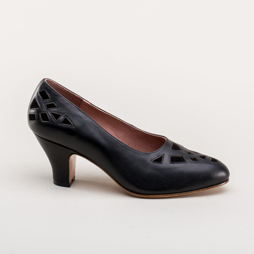 Meme Vintage Pumps (Black) – American Duchess