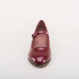 Millie 1920s Mary Jane Shoes (Oxblood)